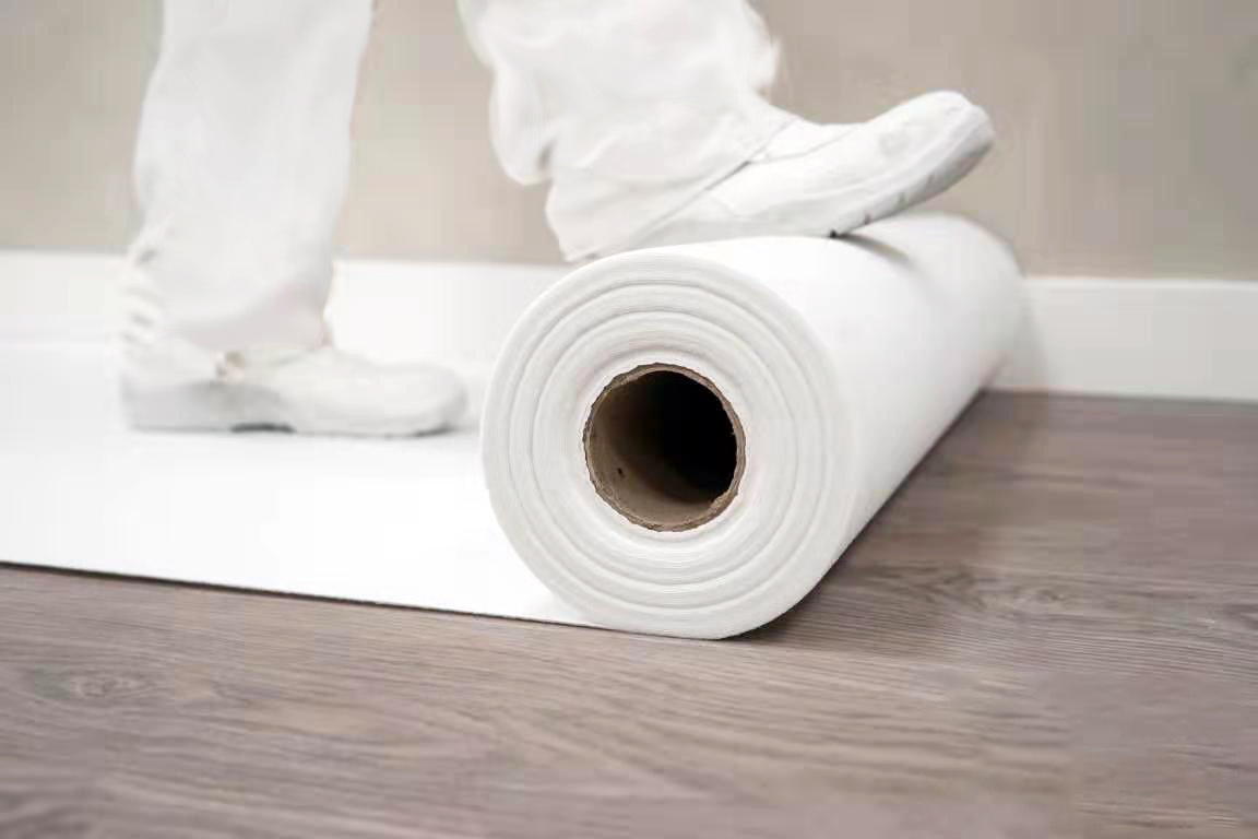 White Padded Floor Protection